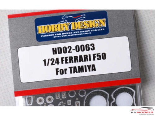 HD020063 Ferrari F50   PE detail set Etched metal Accessoires