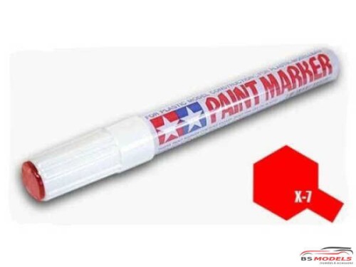 TAM89007 Tamiya Paint Marker X7  Red  (gloss) Paint Material