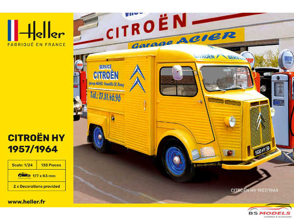 HEL80744 Citroën HY  57/64  service citroen Plastic Kit