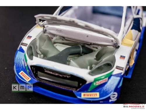 KMPTK24169 Fiesta WRC+   Engine Bay Resin Accessoires