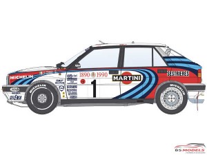 ITA4709 Lancia Delta HF integrale 16V Plastic Kit