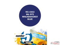 N5C053 BMW M6 GT3 Walkenhorst Blue Paint Material