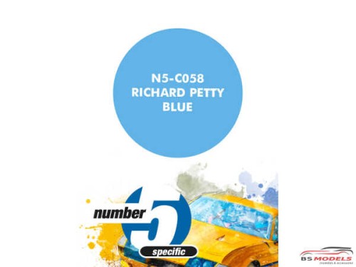 N5C058 Richard Petty Blue Paint Material