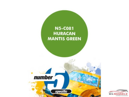 N5C081 Lamborghini Huracan Mantis Green Paint Material