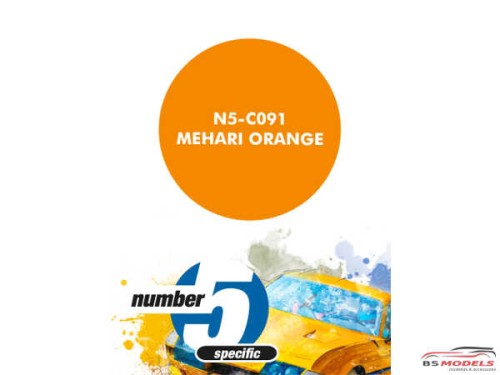 N5C091 Mehari Orange Paint Material
