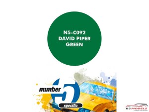 N5C092 David Piper Green Paint Material