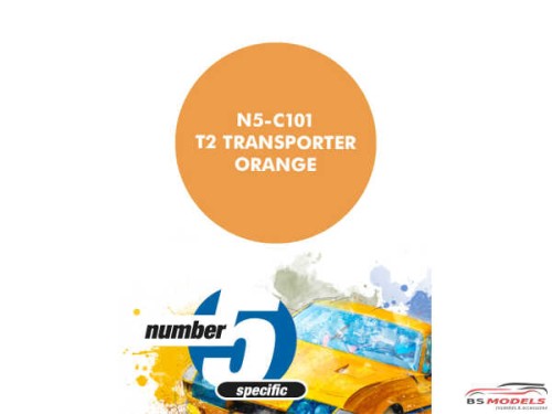 N5C101 Volkswagen T2 Transporter Orange Paint Material