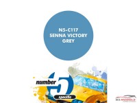 N5C117 Mclaren Senna Victory Grey Paint Material