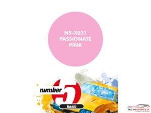 N5X031 Passionate Pink Paint Material