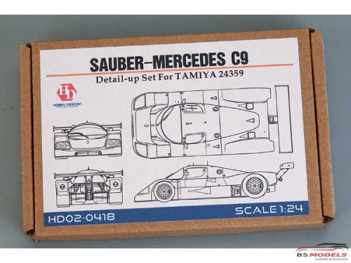 HD020418 Sauber-Mercedes C9 Detail-up set for TAM24359 Multimedia Accessoires