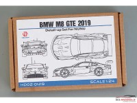 HD020419 BMW M8 Gte 2019  Detail -up set for NuNu Multimedia Accessoires
