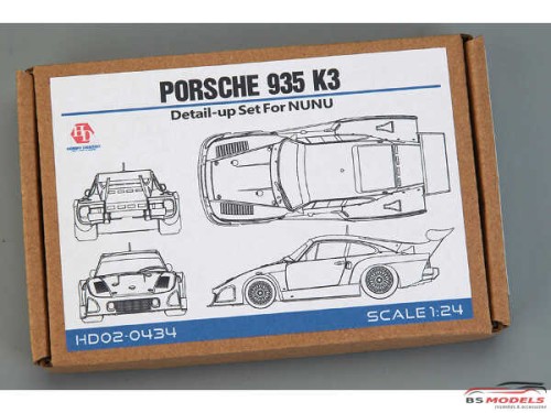 HD020434 Porsche 935 K3 Detail-up set for NuNu Multimedia Accessoires