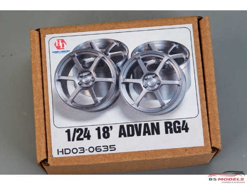 HD030635 18 inch Advan RG4 Wheels (no tires) Resin Accessoires