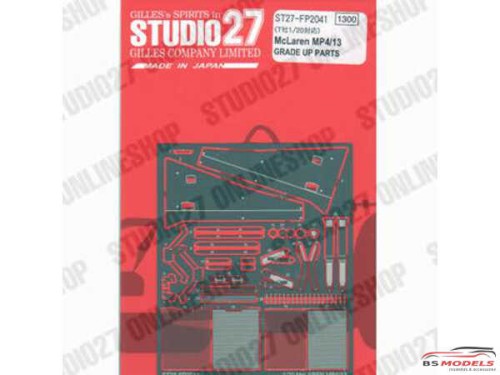 STU27FP2041 Mclaren MP4/13 upgrade parts Etched metal Accessoires