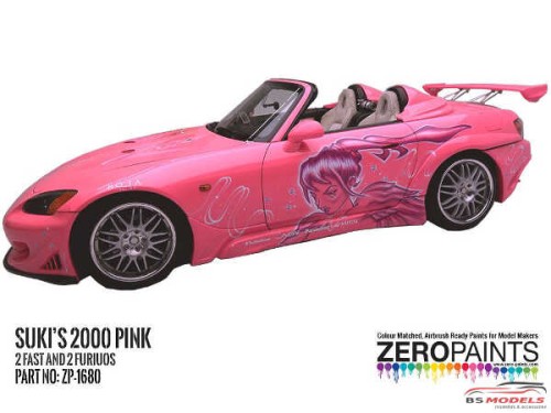 ZP1680 Suki's Veilside Honda S2000 Pink Paint 60ml (2F2F) Paint Material
