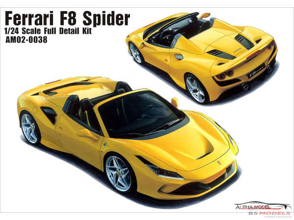 AM020038 Ferrari F8  Spider Multimedia Kit