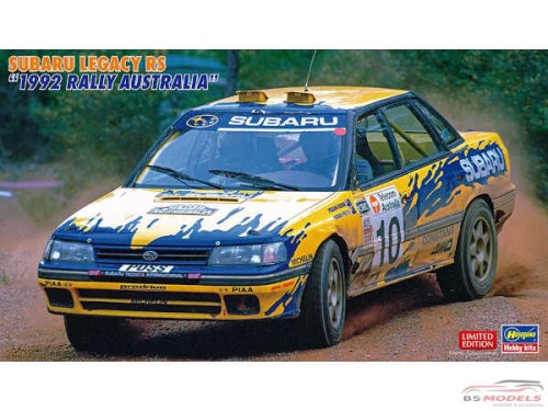 HAS20527 Subaru Legacy RS 1992  Rally Australia Plastic Kit
