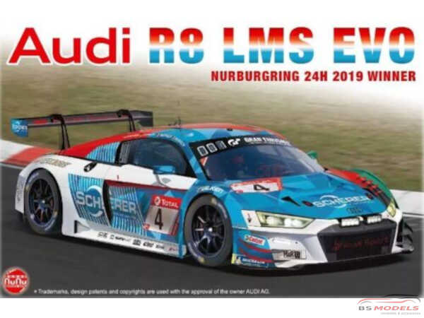 PN24026 Audi R8 LMS GT3 EVO  winner 24H Nurburgring 2019 Plastic Kit