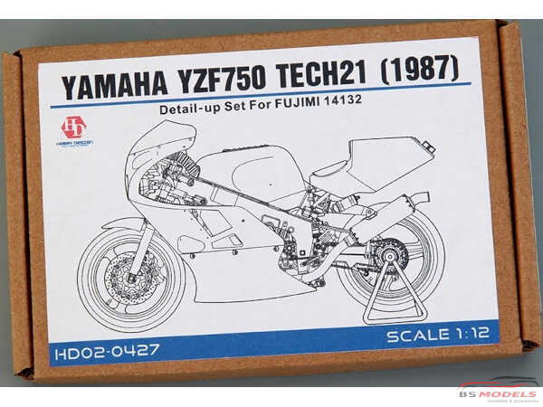 HD020427 Yamaha YZF750  Tech21(1987) detail set for FUJ 14132 Multimedia Accessoires