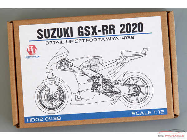 HD020438 Suzuki GSX-RR 2020  Detail set for TAM 14139 Multimedia Accessoires