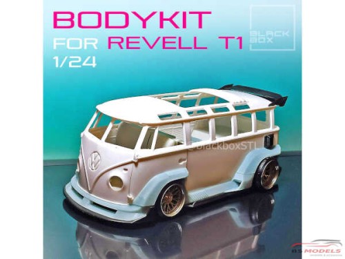 THM24002BK Volkswagen T1 Bodykit by Blackboxstl  (For REV T1  kit) Resin Transkit