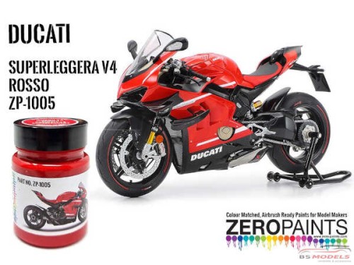 ZP1005 Red Ducati Superleggera V4 60ml Paint Material