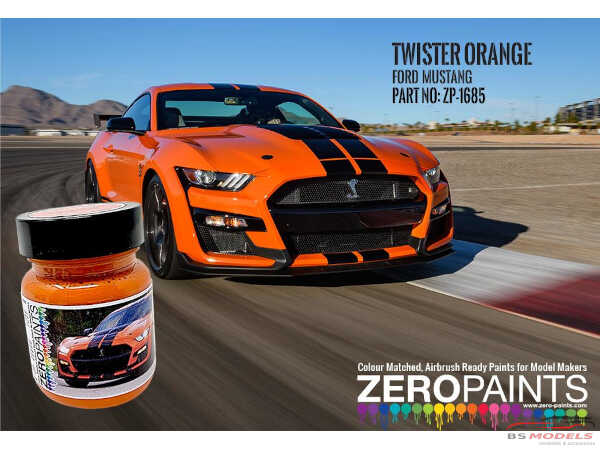 ZP1685 Mustang Twister Orange 60ml Paint Material