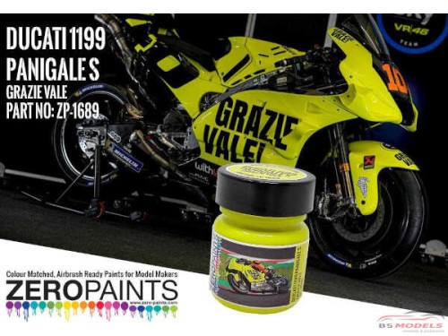 ZP1689 Ducati 1199 Grazie Vale 30ml Paint Material