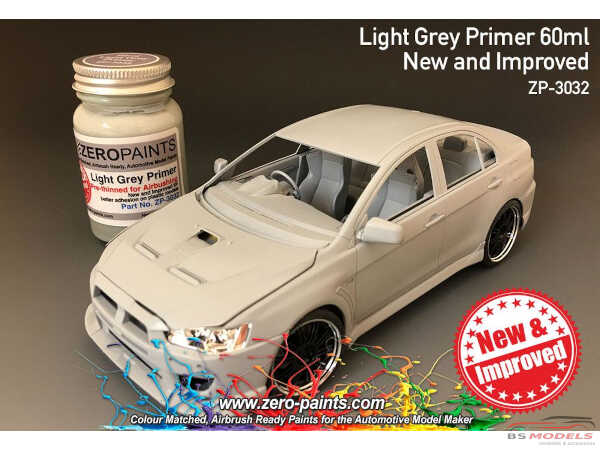 ZP3032 Light Grey Primer 60ml Airbrush Ready Paint Material
