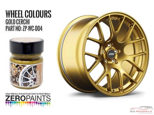 ZPWC004 Wheel colour range - Gold Cerchi  30ml Paint Material