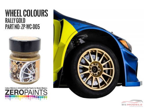 ZPWC005 Wheel colour range - Rally Gold  30ml Paint Material