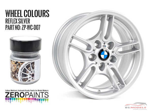ZPWC007 Wheel colour range - Reflex Silver 30ml Paint Material