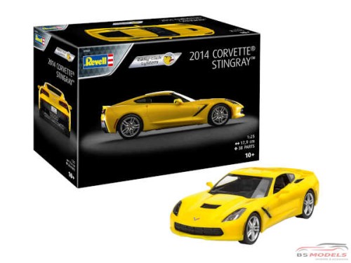 REV07825 Corvette Stingray 2014  Promotion Box Plastic Kit