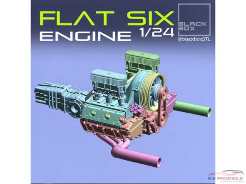 THM24001EN Flat six Engine Resin Kit