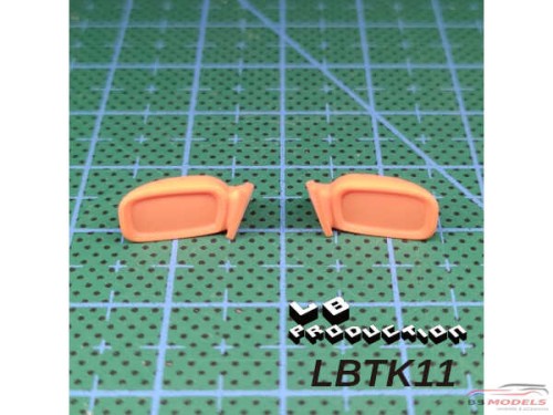 LBTK11 Ford Sierra "Standard" style side mirror set Resin Accessoires