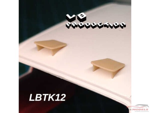 LBTK12 Ford Sierra Roof vet covers (4pcs) set Resin Accessoires