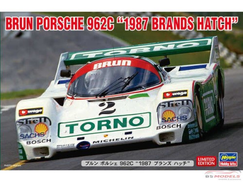 HAS20585 Porsche 962C  Brun  Brands Hatch 1987 Plastic Kit