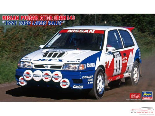 HAS20605 Nissan Pulsar GTI-R (RNN14) 1000 Lakes Rally 1991 Plastic Kit