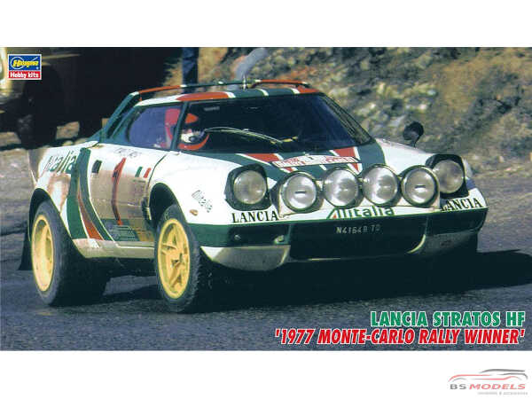 HAS25232 Lancia Stratos  winner Rally Monte Carlo 1977 Plastic Kit