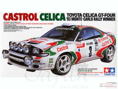 TAM24125 Toyota Celica  Castrol Monte Carlo 93 Plastic Kit