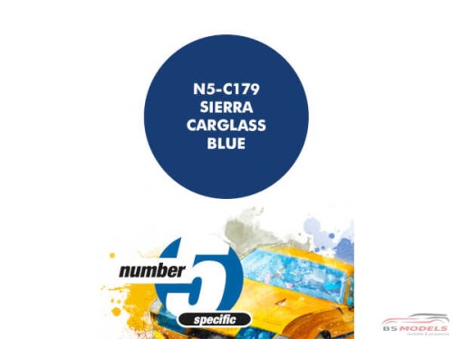 N5C179 Ford Sierra Carglass/Autoglass Blue for DMK-002 Paint Material