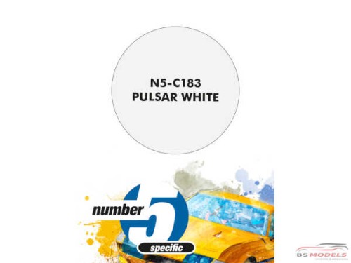 N5C183 Nissan Pulsar white (for HAS) Paint Material