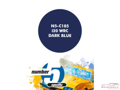N5C185 Hyundai i20 WRC  Dark Blue  (For Belkits) Paint Material