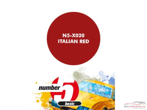 N5X020 Italian Red Paint Material