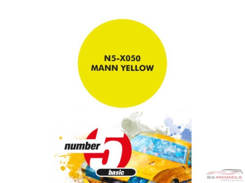 N5X050 Mann Yellow Paint Material