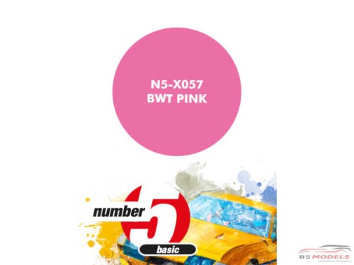 N5X057 BWT Pink Paint Material