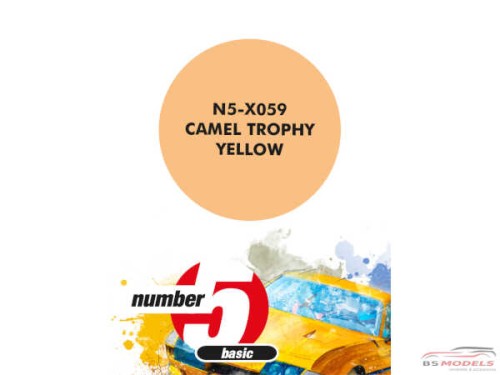 N5X059 Camel Trophy Yellow Paint Material