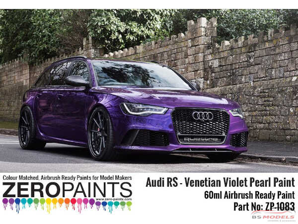 ZP1083 Audi RS Venetian Violet Pearl paint 60ml Paint Material