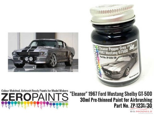 ZP1231-30 "Eleanor" 1967 Ford Mustang Shelby GT-500 paint 30ml Paint Material