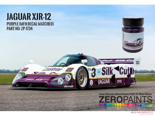 ZP1734 Jaguar XJR-12  Purple paint 60ml Paint Material